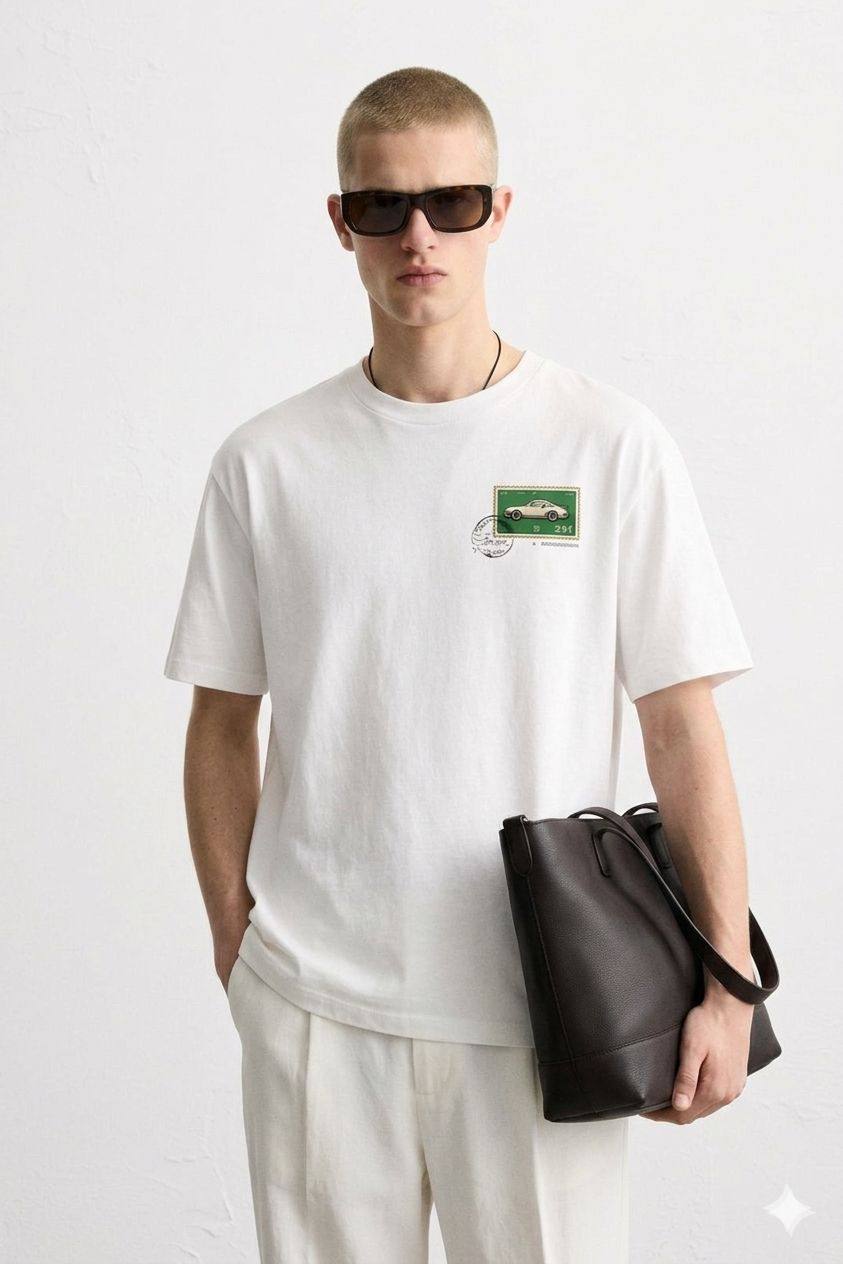 Vintage 911 Stamp Tee
