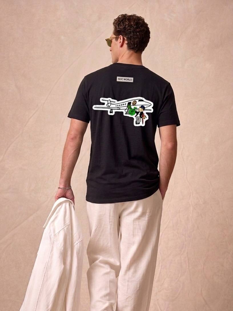 Jet Setter Tee Black