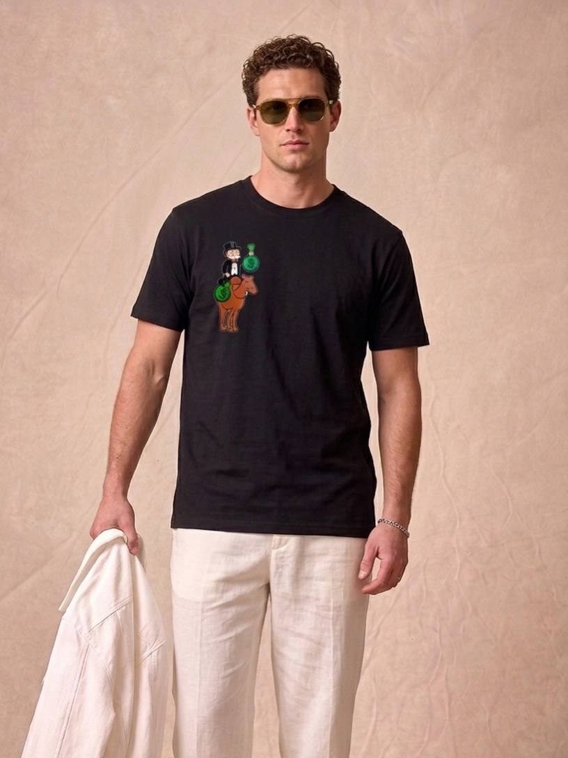 Jet Setter Tee Black