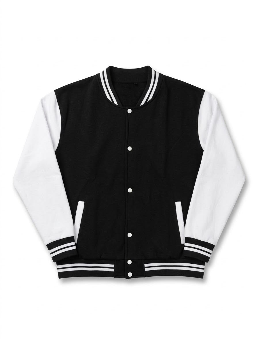 Black & White Varsity Jacket