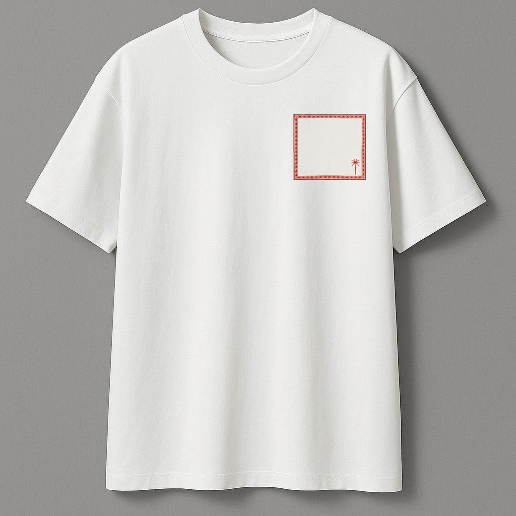Crimson Palm Tee