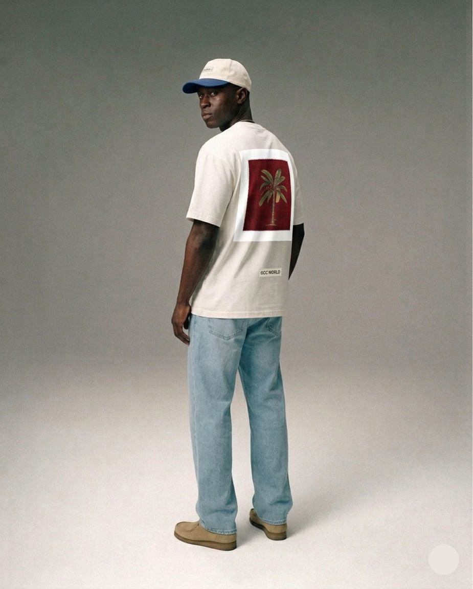 Crimson Palm Tee