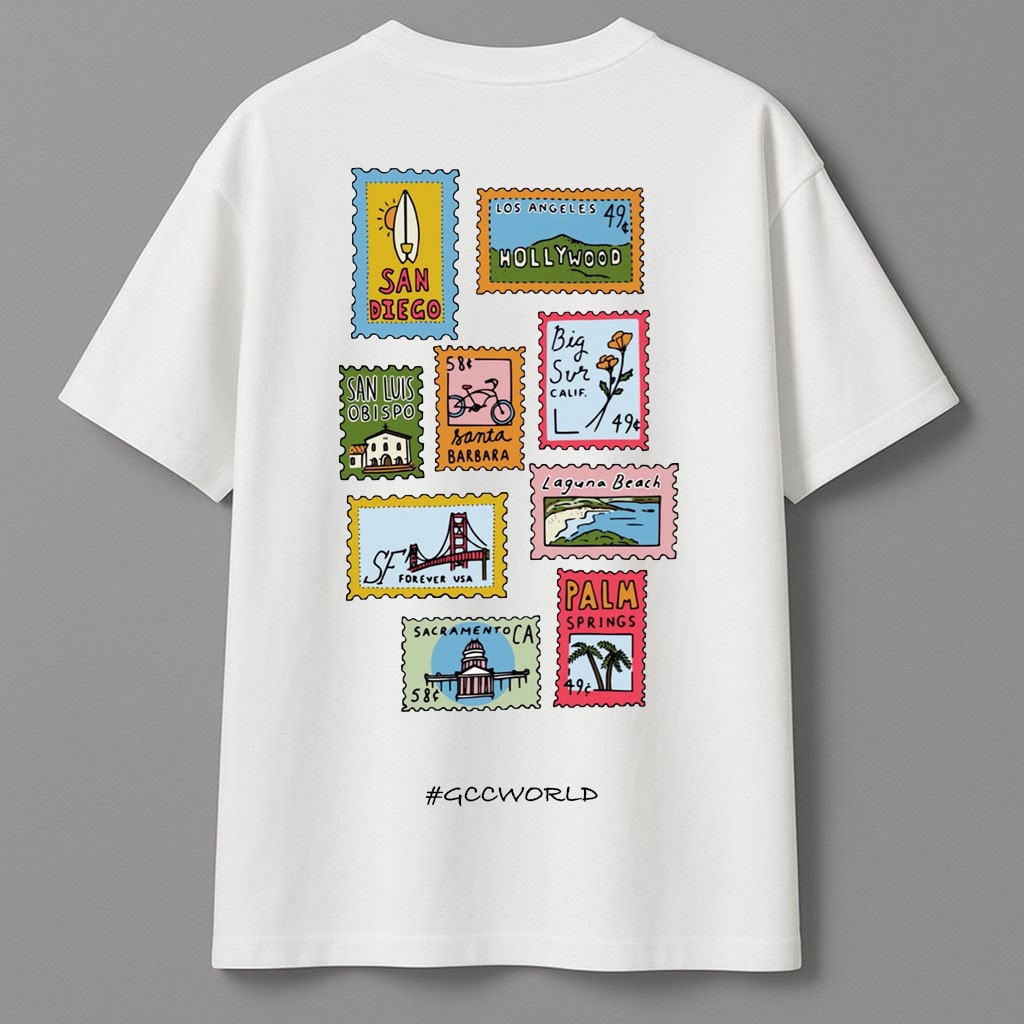 California Postcard Tee