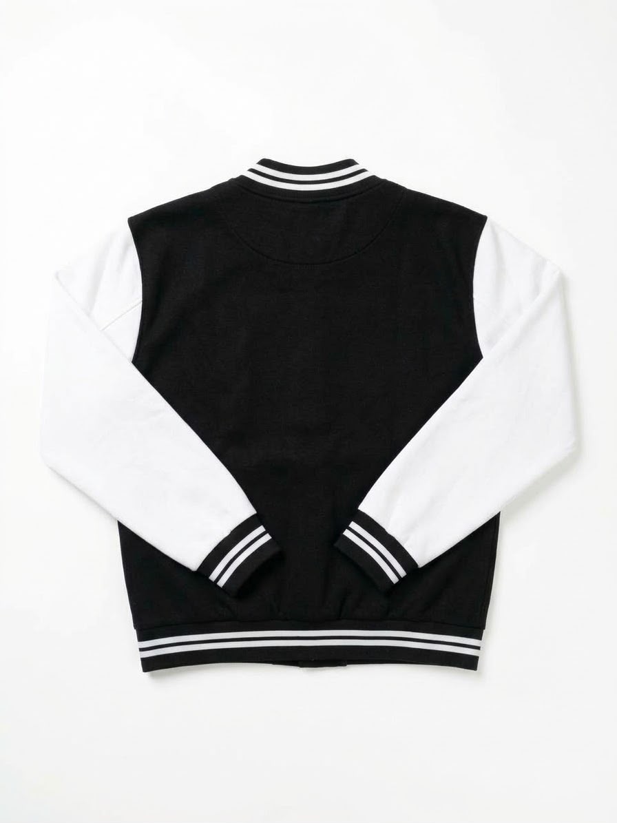 Black & White Varsity Jacket